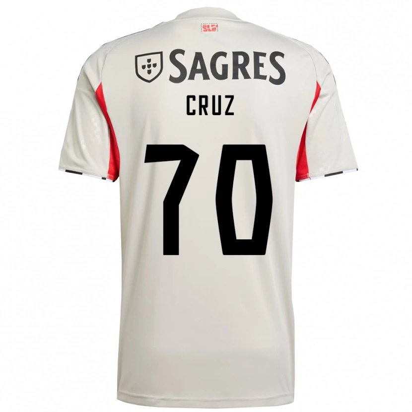 Danxen Herren Filipe Cruz #70 Creme Weiß Rot Auswärtstrikot Trikot 2025/26 T-Shirt Schweiz