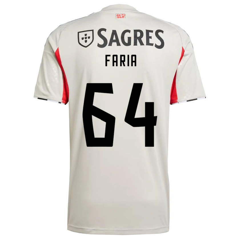 Danxen Herren Hugo Faria #64 Creme Weiß Rot Auswärtstrikot Trikot 2025/26 T-Shirt Schweiz