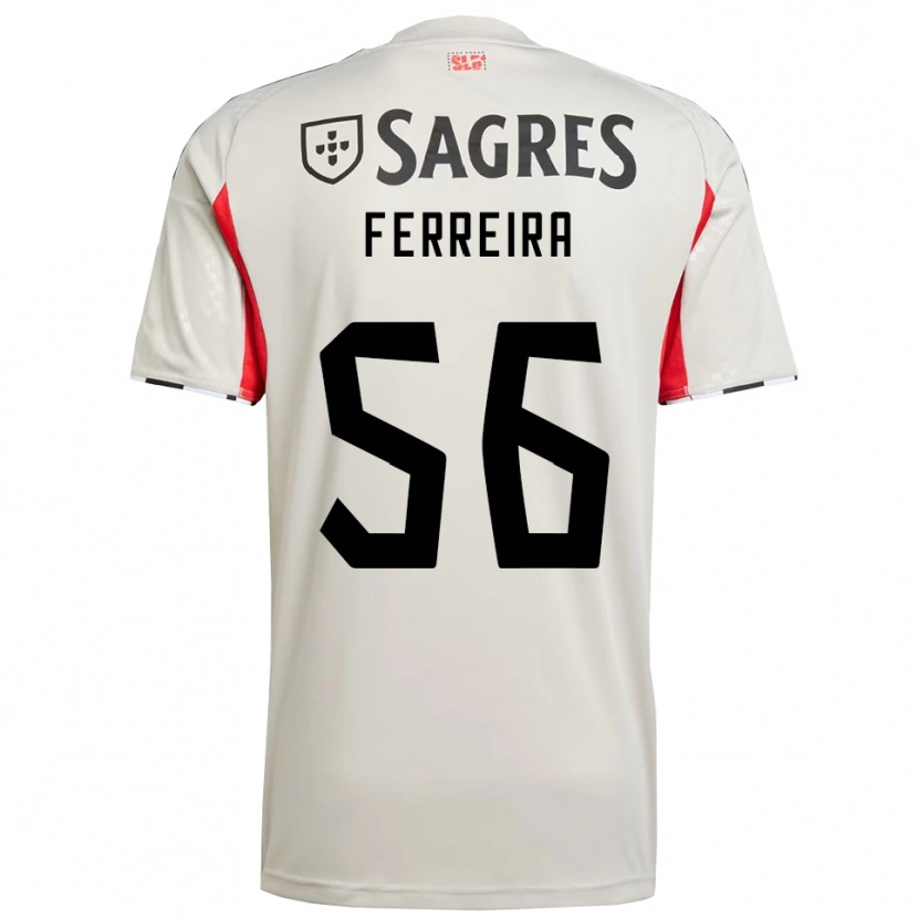 Danxen Herren Martim Ferreira #56 Creme Weiß Rot Auswärtstrikot Trikot 2025/26 T-Shirt Schweiz