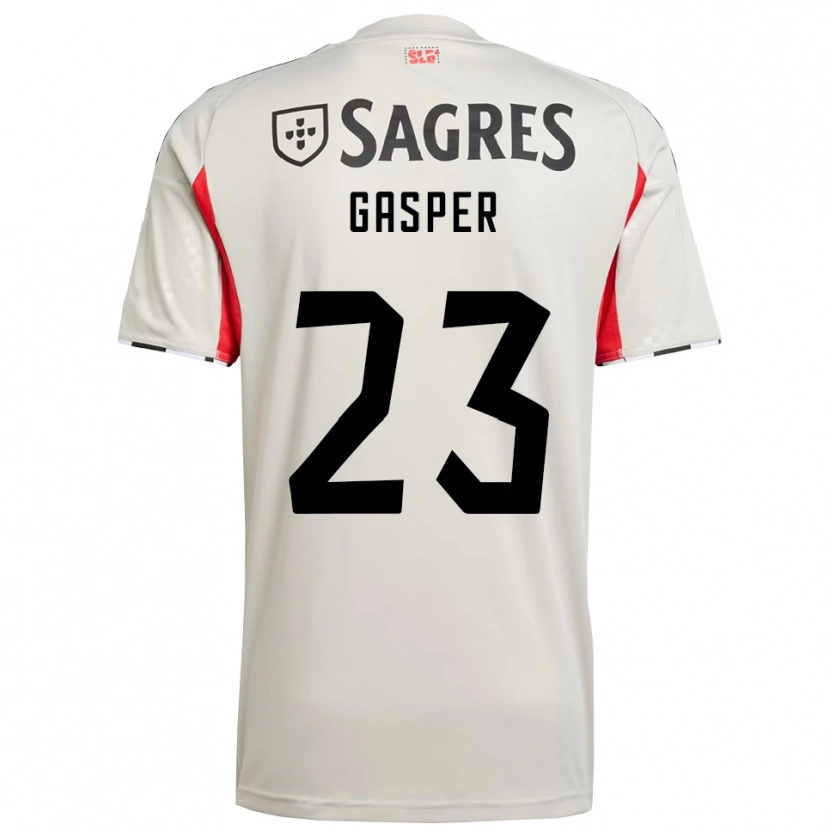 Danxen Herren Anna Gasper #23 Creme Weiß Rot Auswärtstrikot Trikot 2025/26 T-Shirt Schweiz