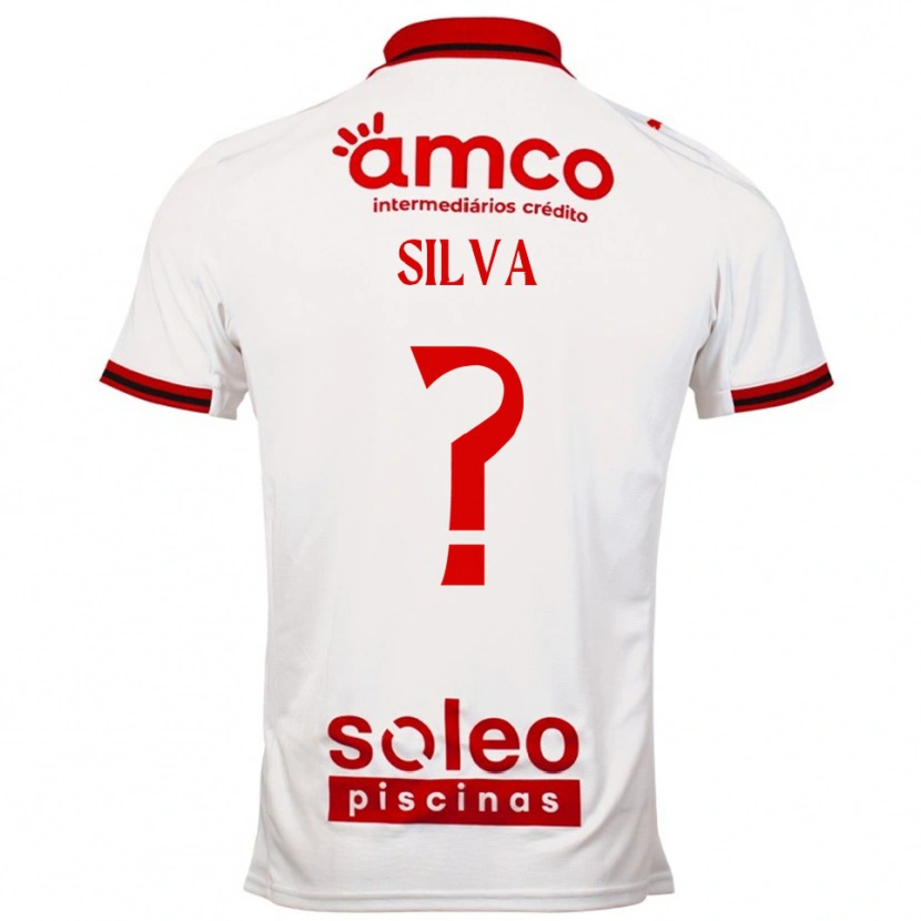 Danxen Herren Santiago Silva #0 Weiß Rot Auswärtstrikot Trikot 2025/26 T-Shirt Schweiz