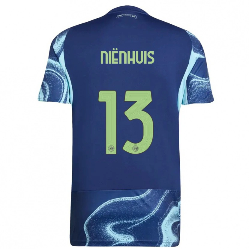 Danxen Herren Lois Niënhuis #13 Marine Himmelblau Auswärtstrikot Trikot 2025/26 T-Shirt Schweiz