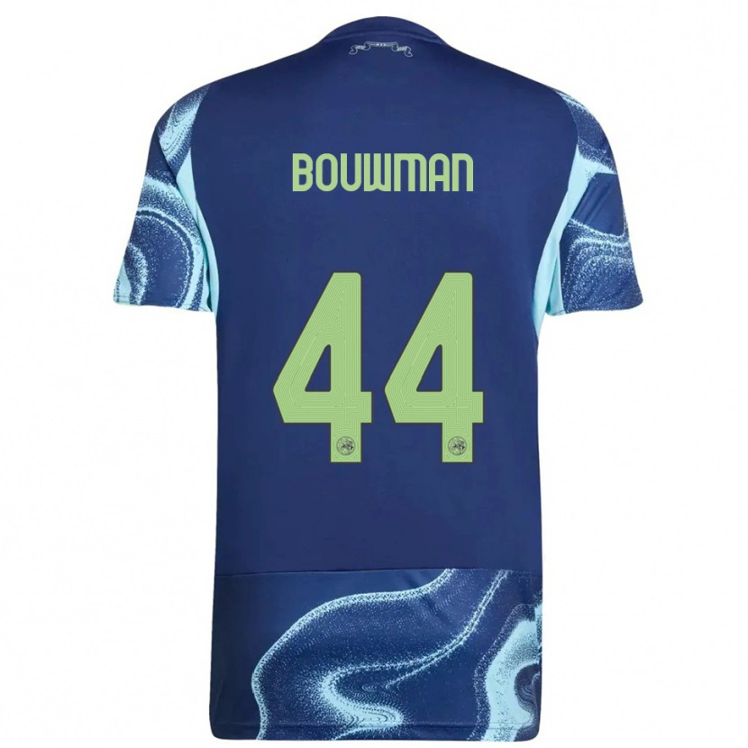 Danxen Herren Aaron Bouwman #44 Marine Himmelblau Auswärtstrikot Trikot 2025/26 T-Shirt Schweiz