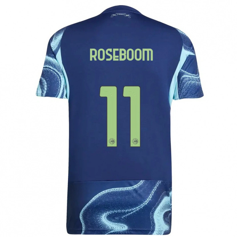 Danxen Herren Youri Roseboom #11 Marine Himmelblau Auswärtstrikot Trikot 2025/26 T-Shirt Schweiz
