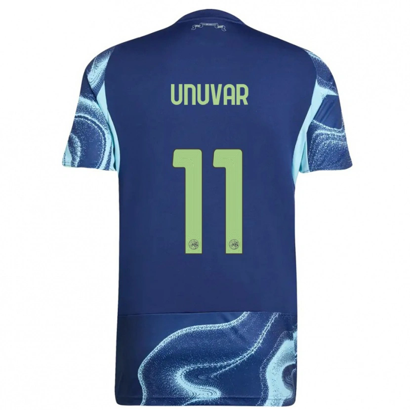 Danxen Herren Naci Unuvar #11 Marine Himmelblau Auswärtstrikot Trikot 2025/26 T-Shirt Schweiz