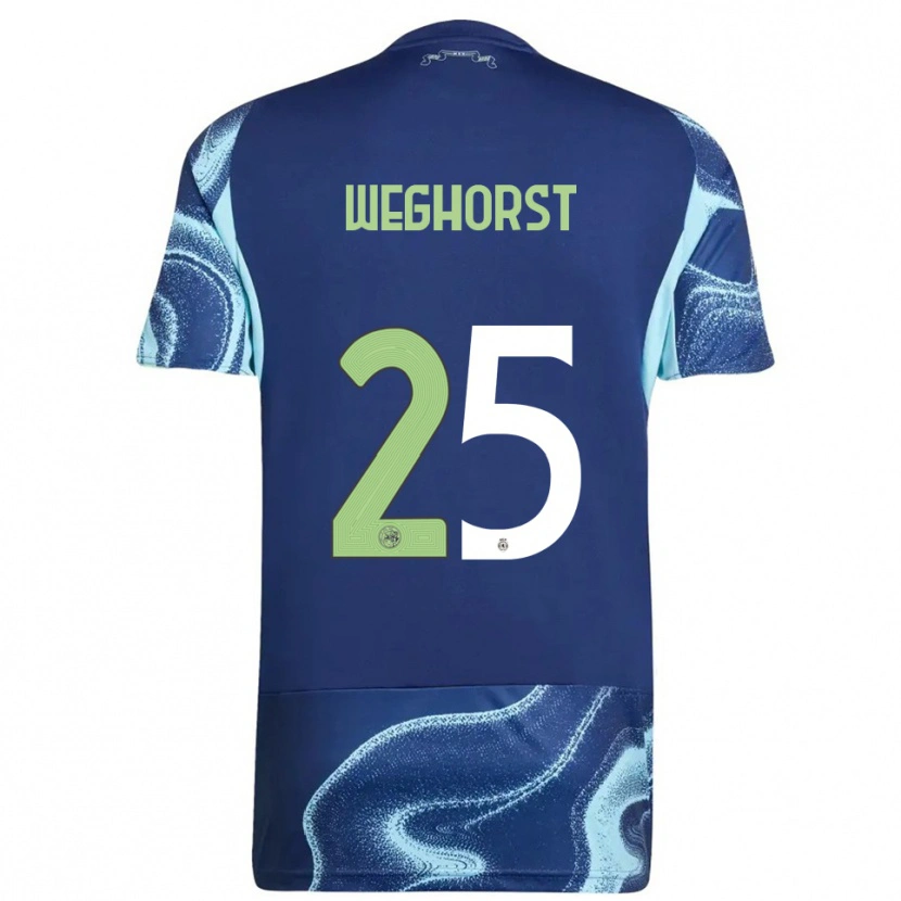 Danxen Herren Wout Weghorst #25 Marine Himmelblau Auswärtstrikot Trikot 2025/26 T-Shirt Schweiz