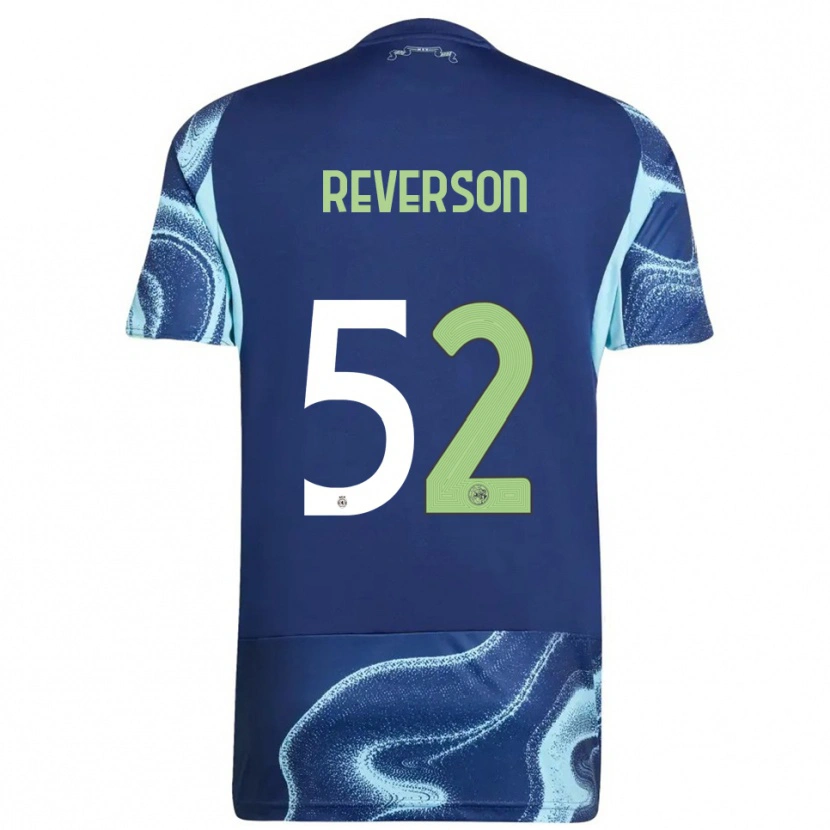 Danxen Herren Paul Reverson #52 Marine Himmelblau Auswärtstrikot Trikot 2025/26 T-Shirt Schweiz