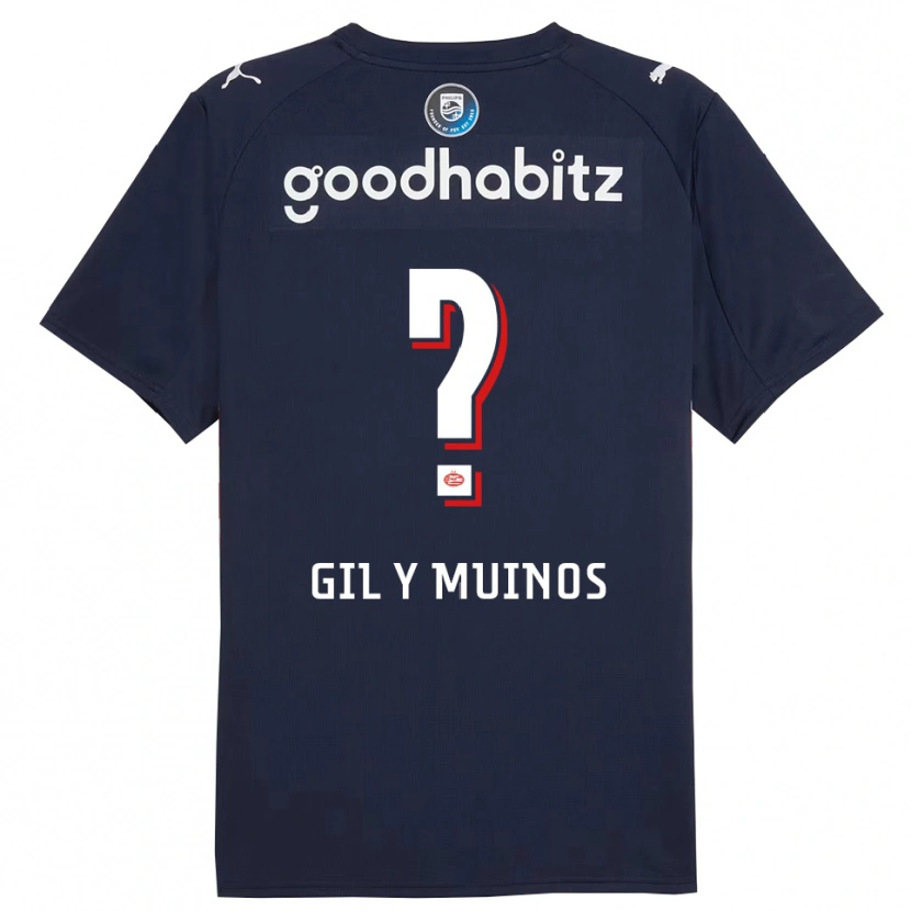 Danxen Herren Yael Gil Y Muinos #0 Marine Weiß Auswärtstrikot Trikot 2025/26 T-Shirt Schweiz