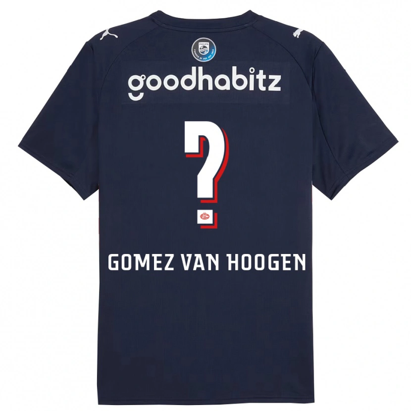 Danxen Herren Samuel Gomez Van Hoogen #0 Marine Weiß Auswärtstrikot Trikot 2025/26 T-Shirt Schweiz