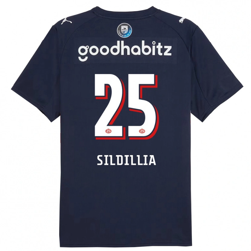 Danxen Herren Kiliann Sildillia #25 Marine Weiß Auswärtstrikot Trikot 2025/26 T-Shirt Schweiz
