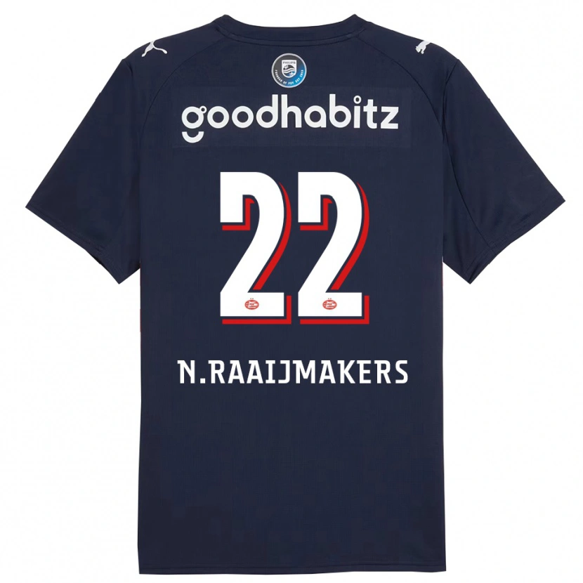 Danxen Herren Niels Raaijmakers #22 Marine Weiß Auswärtstrikot Trikot 2025/26 T-Shirt Schweiz