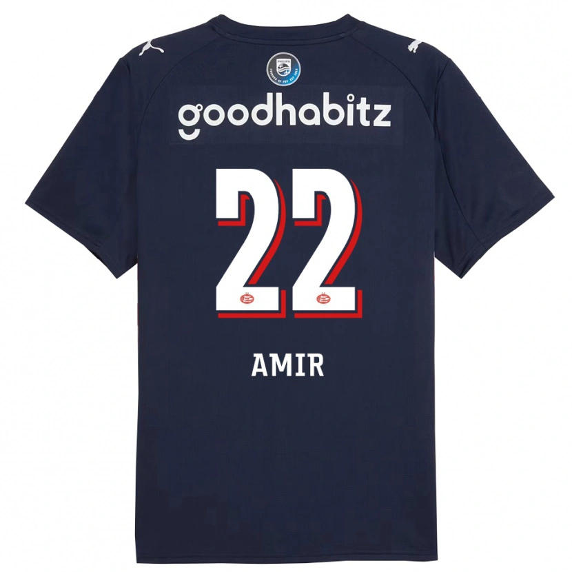 Danxen Herren Amir Al-Anany #22 Marine Weiß Auswärtstrikot Trikot 2025/26 T-Shirt Schweiz
