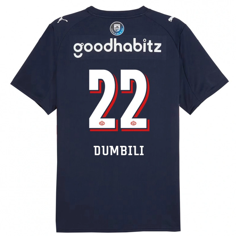 Danxen Herren Samuel Dumbili #22 Marine Weiß Auswärtstrikot Trikot 2025/26 T-Shirt Schweiz