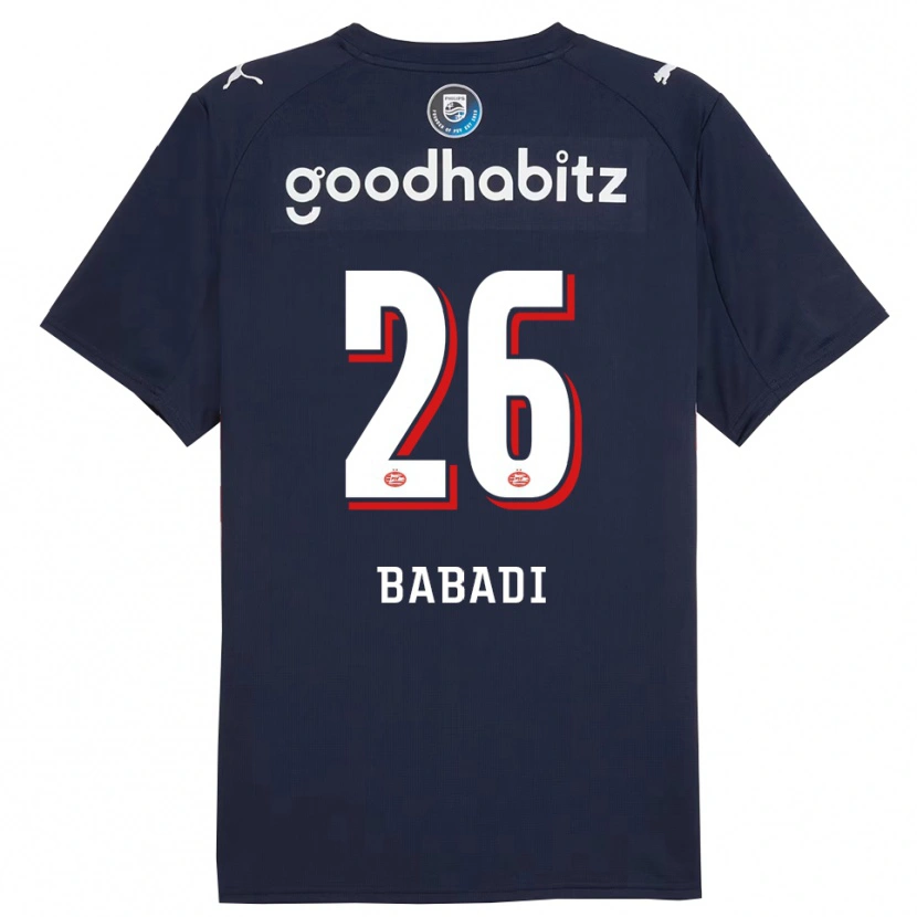 Danxen Herren Isaac Babadi #26 Marine Weiß Auswärtstrikot Trikot 2025/26 T-Shirt Schweiz