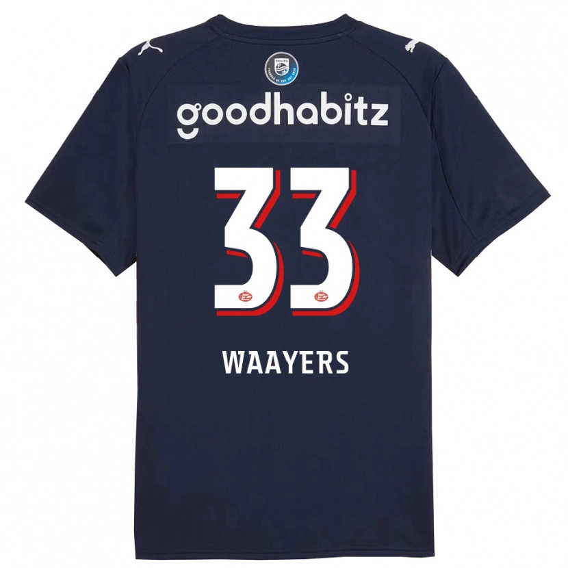 Danxen Herren Eus Waayers #33 Marine Weiß Auswärtstrikot Trikot 2025/26 T-Shirt Schweiz