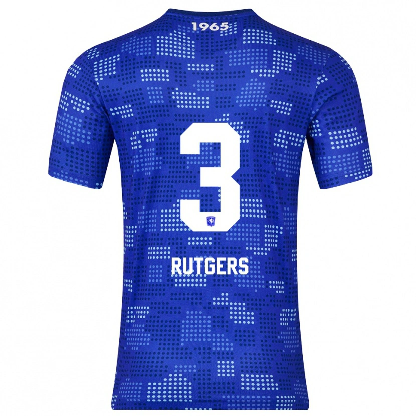 Danxen Herren Sil Rutgers #3 Blau Himmelblau Auswärtstrikot Trikot 2025/26 T-Shirt Schweiz
