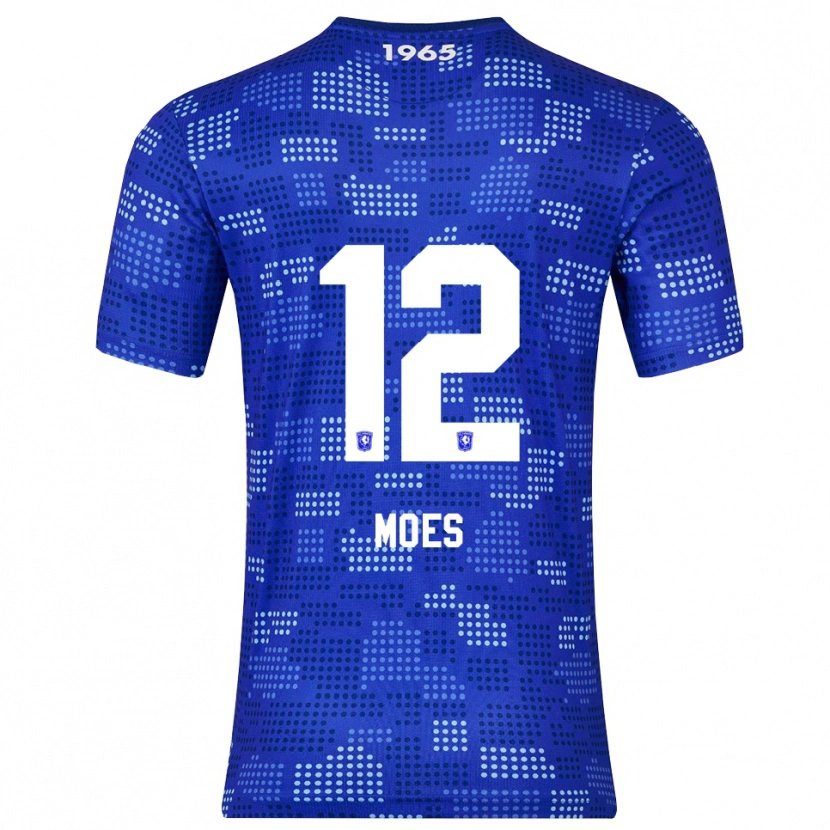 Danxen Herren Lucas Moes #12 Blau Himmelblau Auswärtstrikot Trikot 2025/26 T-Shirt Schweiz