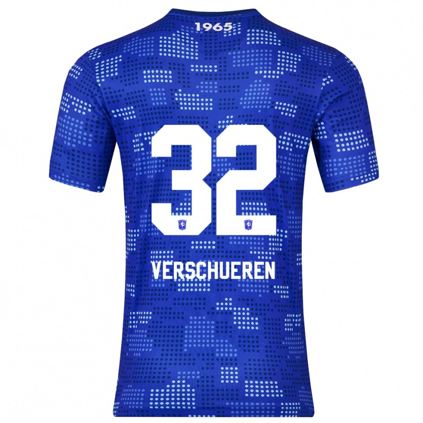 Danxen Herren Arno Verschueren #32 Blau Himmelblau Auswärtstrikot Trikot 2025/26 T-Shirt Schweiz