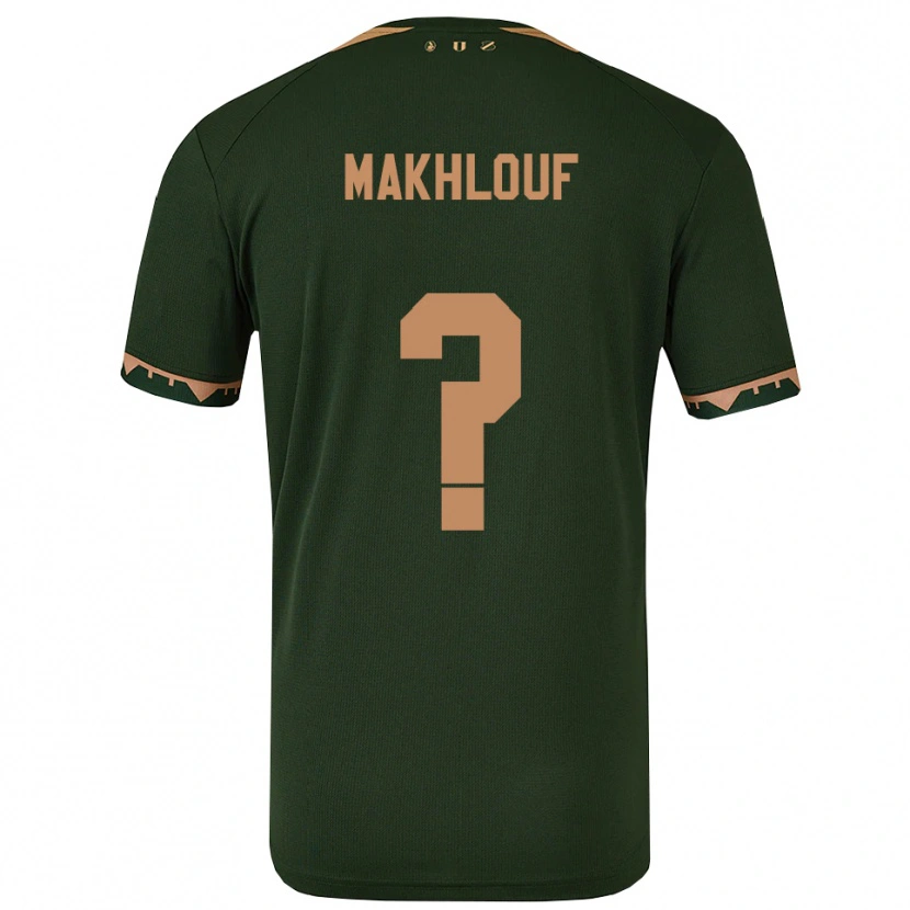 Danxen Herren Yassir Makhlouf #0 Grün Gold Auswärtstrikot Trikot 2025/26 T-Shirt Schweiz