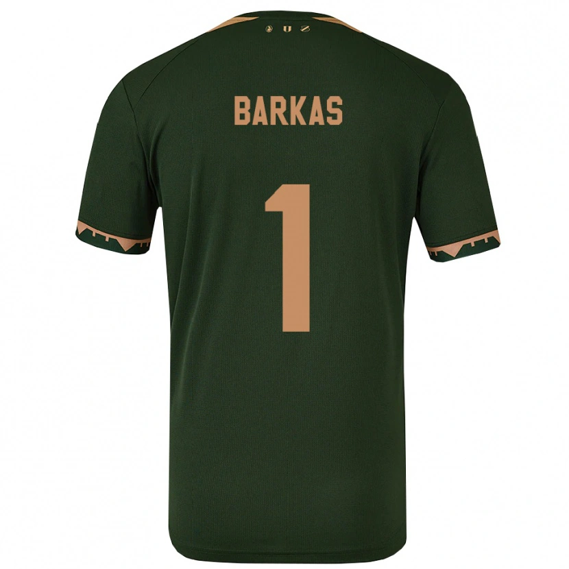 Danxen Herren Vasilios Barkas #1 Grün Gold Auswärtstrikot Trikot 2025/26 T-Shirt Schweiz