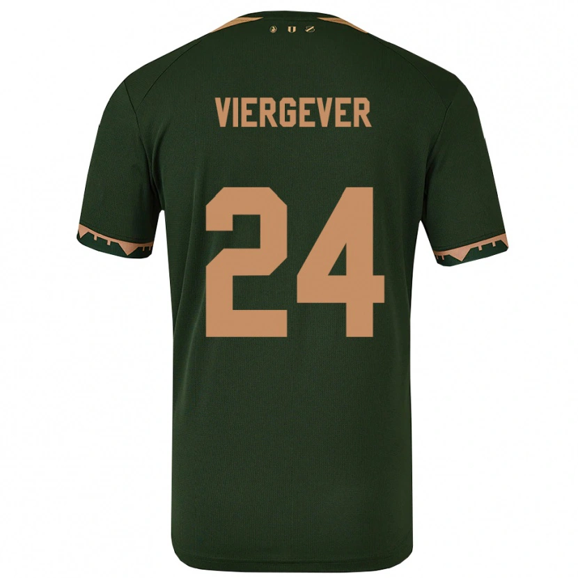 Danxen Herren Nick Viergever #24 Grün Gold Auswärtstrikot Trikot 2025/26 T-Shirt Schweiz