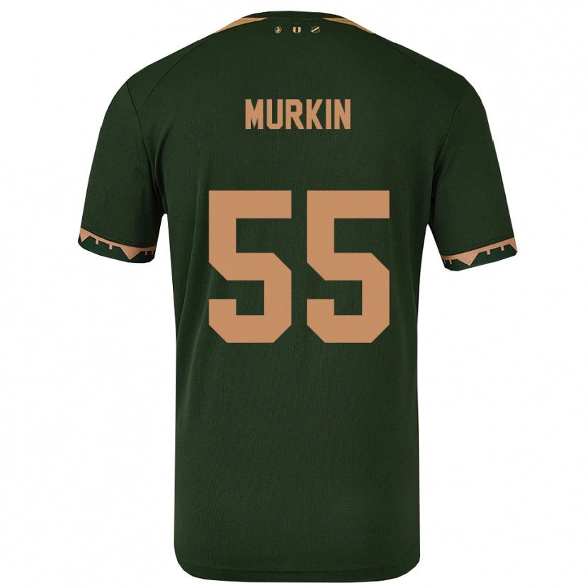 Danxen Herren Derry Murkin #55 Grün Gold Auswärtstrikot Trikot 2025/26 T-Shirt Schweiz