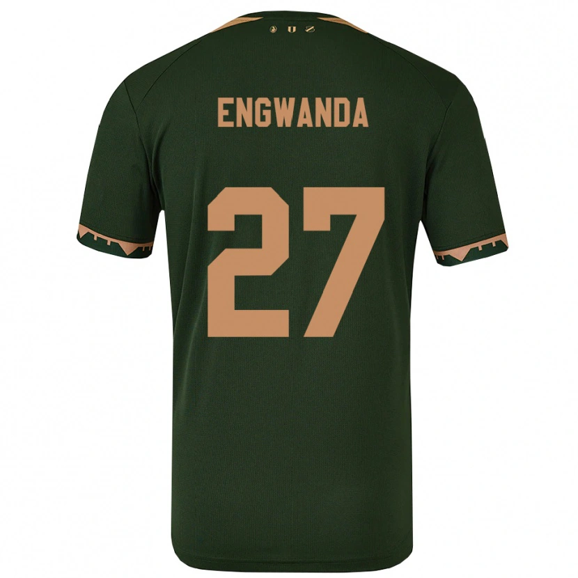 Danxen Herren Alonzo Engwanda #27 Grün Gold Auswärtstrikot Trikot 2025/26 T-Shirt Schweiz