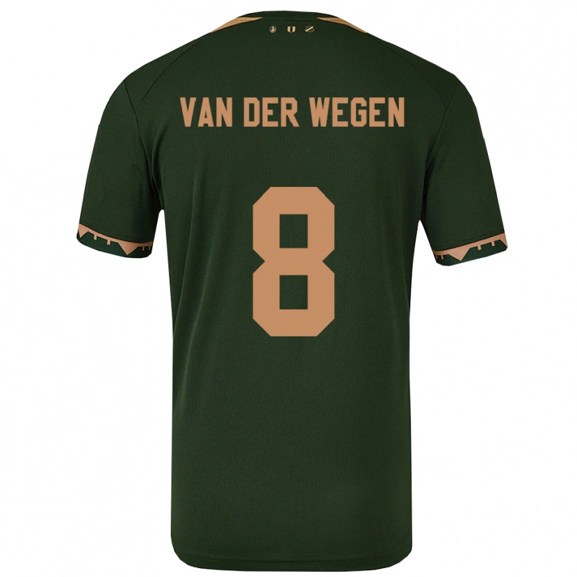 Danxen Herren Sil Van Der Wegen #8 Grün Gold Auswärtstrikot Trikot 2025/26 T-Shirt Schweiz