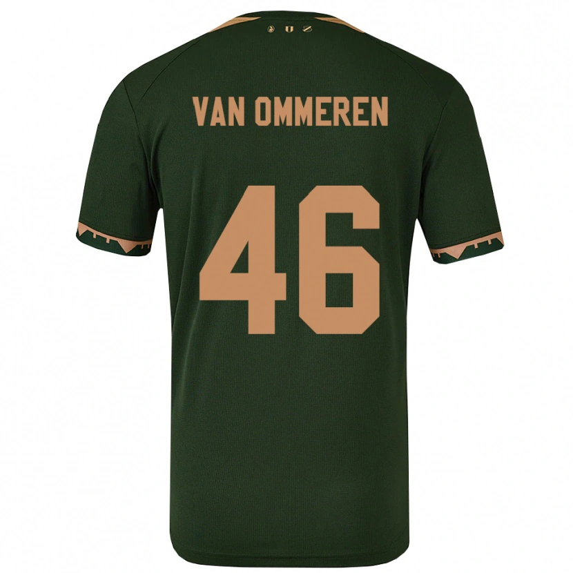 Danxen Herren Jaygo Van Ommeren #46 Grün Gold Auswärtstrikot Trikot 2025/26 T-Shirt Schweiz