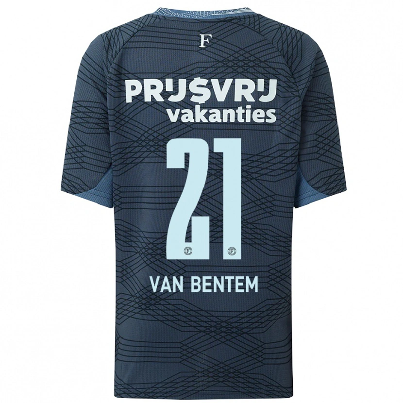 Danxen Herren Tess Van Bentem #21 Schwarz Grau Auswärtstrikot Trikot 2025/26 T-Shirt Schweiz