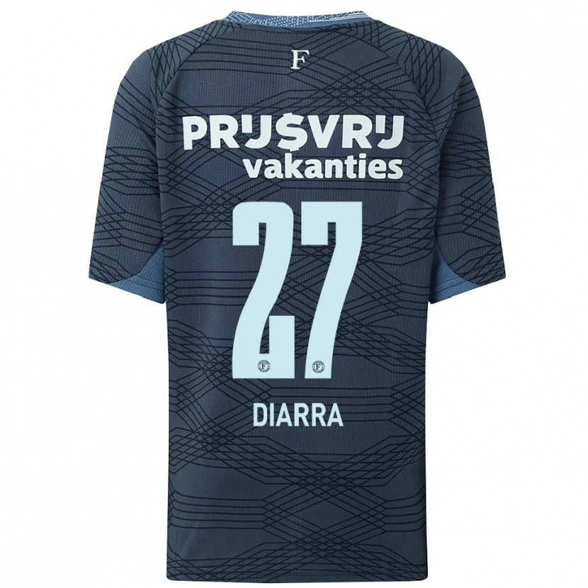 Danxen Herren Gaoussou Diarra #27 Schwarz Grau Auswärtstrikot Trikot 2025/26 T-Shirt Schweiz