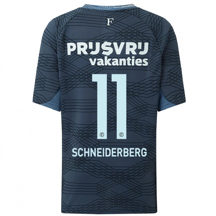 Danxen Herren July Schneiderberg #11 Schwarz Grau Auswärtstrikot Trikot 2025/26 T-Shirt Schweiz