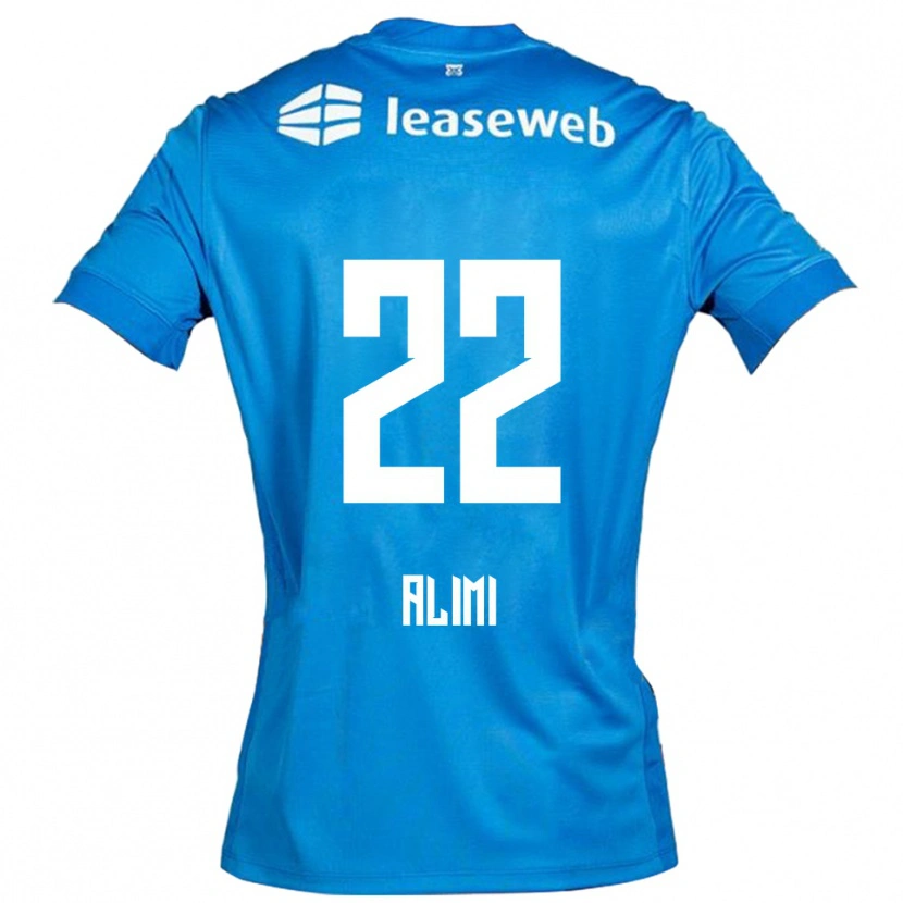 Danxen Herren Fadil Alimi #22 Blau Weiß Auswärtstrikot Trikot 2025/26 T-Shirt Schweiz
