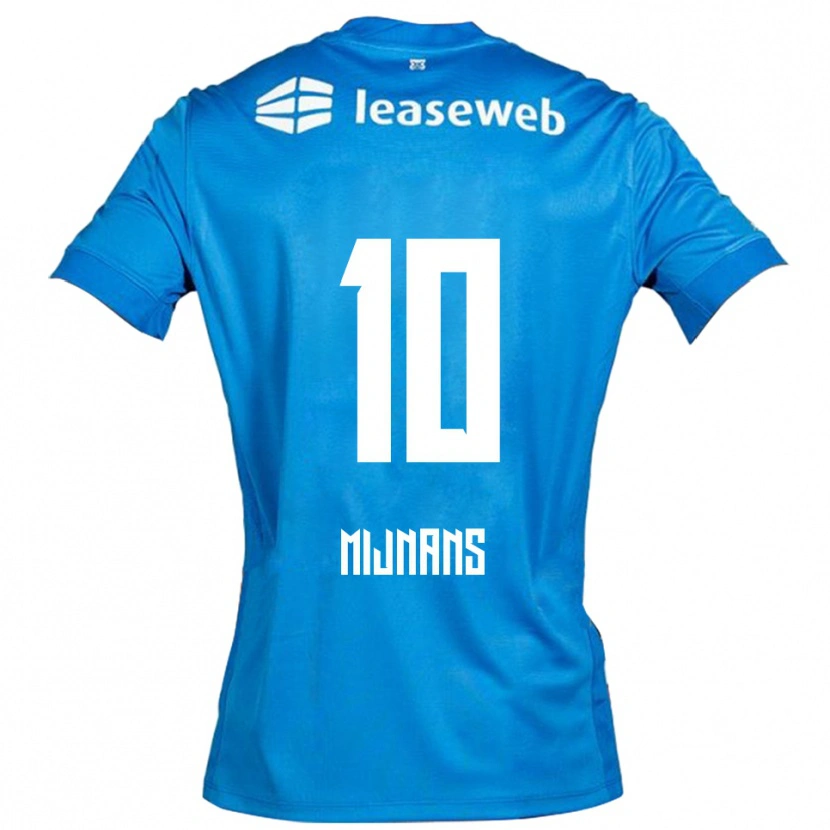 Danxen Herren Sven Mijnans #10 Blau Weiß Auswärtstrikot Trikot 2025/26 T-Shirt Schweiz