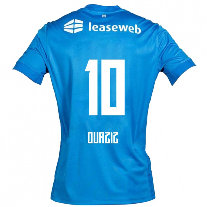 Danxen Herren Adam Ouaziz #10 Blau Weiß Auswärtstrikot Trikot 2025/26 T-Shirt Schweiz