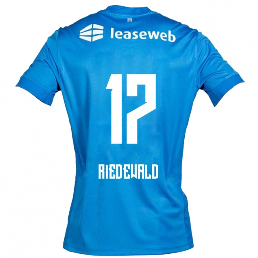 Danxen Herren Kenzo Riedewald #17 Blau Weiß Auswärtstrikot Trikot 2025/26 T-Shirt Schweiz