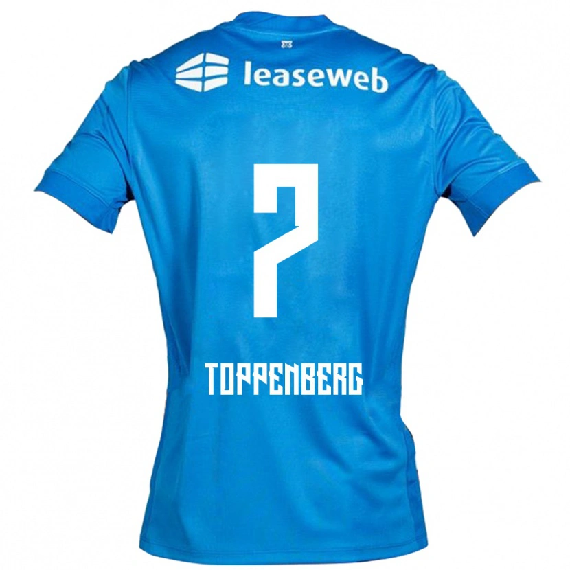 Danxen Herren Kevin Toppenberg #7 Blau Weiß Auswärtstrikot Trikot 2025/26 T-Shirt Schweiz