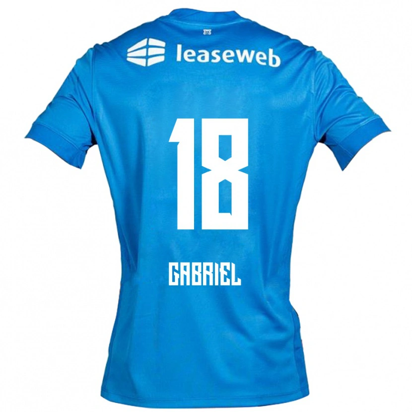 Danxen Herren Gabriel Jongens #18 Blau Weiß Auswärtstrikot Trikot 2025/26 T-Shirt Schweiz