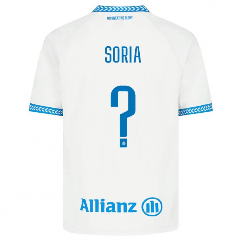 Danxen Herren Matteo Soria #0 Blau Weiß Auswärtstrikot Trikot 2025/26 T-Shirt Schweiz