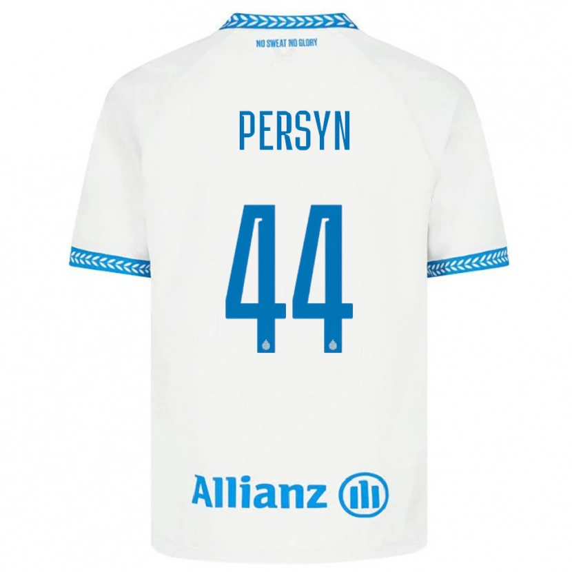 Danxen Herren Noor Persyn #44 Blau Weiß Auswärtstrikot Trikot 2025/26 T-Shirt Schweiz