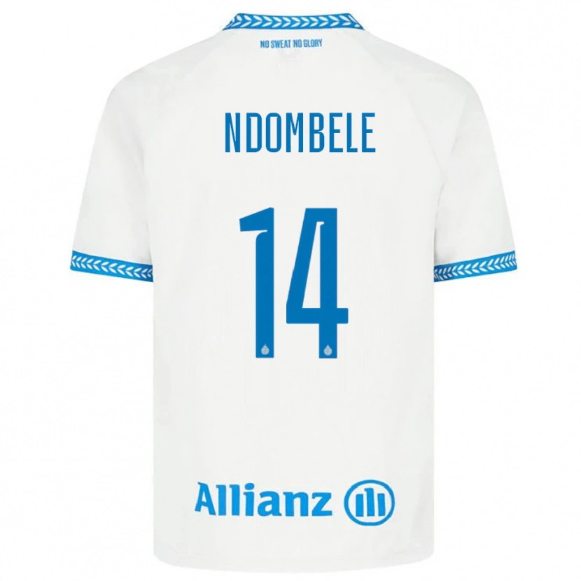 Danxen Herren Don Ndombele #14 Blau Weiß Auswärtstrikot Trikot 2025/26 T-Shirt Schweiz