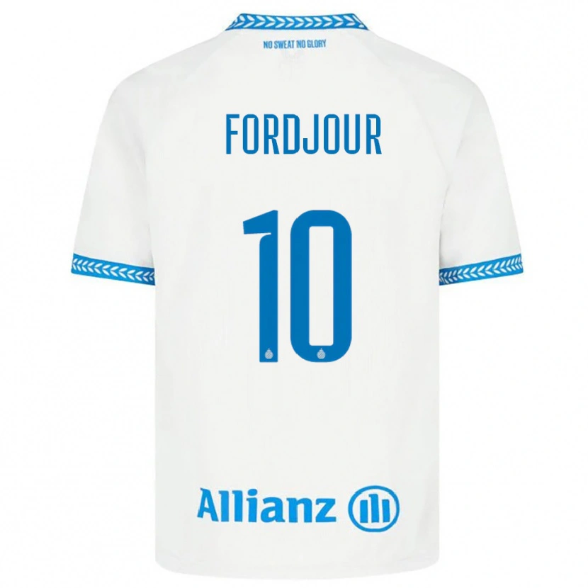 Danxen Herren Richmond Fordjour #10 Blau Weiß Auswärtstrikot Trikot 2025/26 T-Shirt Schweiz