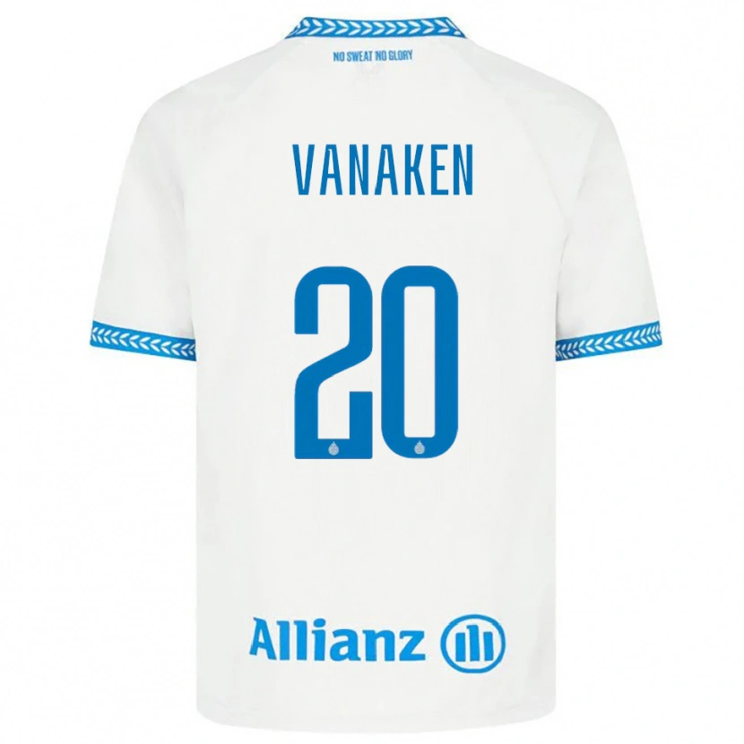 Danxen Herren Hans Vanaken #20 Blau Weiß Auswärtstrikot Trikot 2025/26 T-Shirt Schweiz