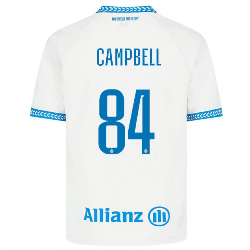 Danxen Herren Shandre Campbell #84 Blau Weiß Auswärtstrikot Trikot 2025/26 T-Shirt Schweiz