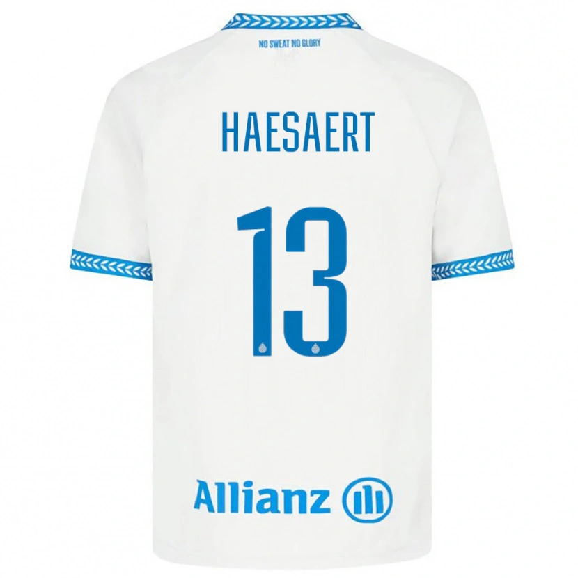 Danxen Herren Mateo Haesaert #13 Blau Weiß Auswärtstrikot Trikot 2025/26 T-Shirt Schweiz