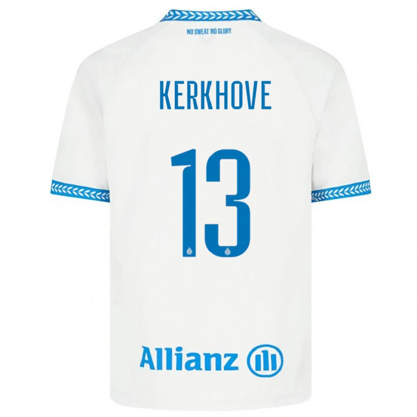 Danxen Herren Angel Kerkhove #13 Blau Weiß Auswärtstrikot Trikot 2025/26 T-Shirt Schweiz