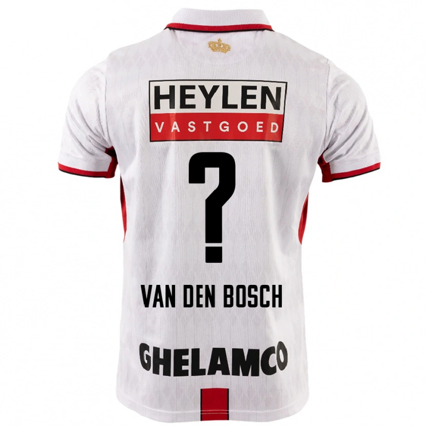 Danxen Herren Cisse Van Den Bosch #0 Weiß Rot Auswärtstrikot Trikot 2025/26 T-Shirt Schweiz