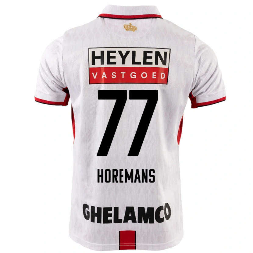 Danxen Herren Milo Horemans #77 Weiß Rot Auswärtstrikot Trikot 2025/26 T-Shirt Schweiz