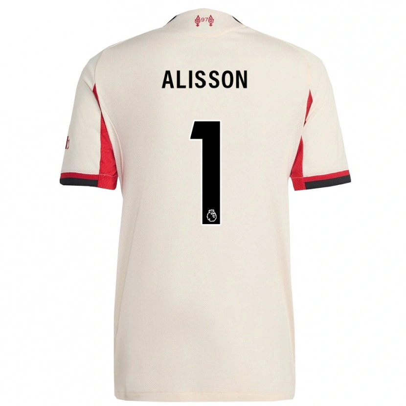 Danxen Herren Alisson #1 Weiß Schwarz Auswärtstrikot Trikot 2025/26 T-Shirt Schweiz