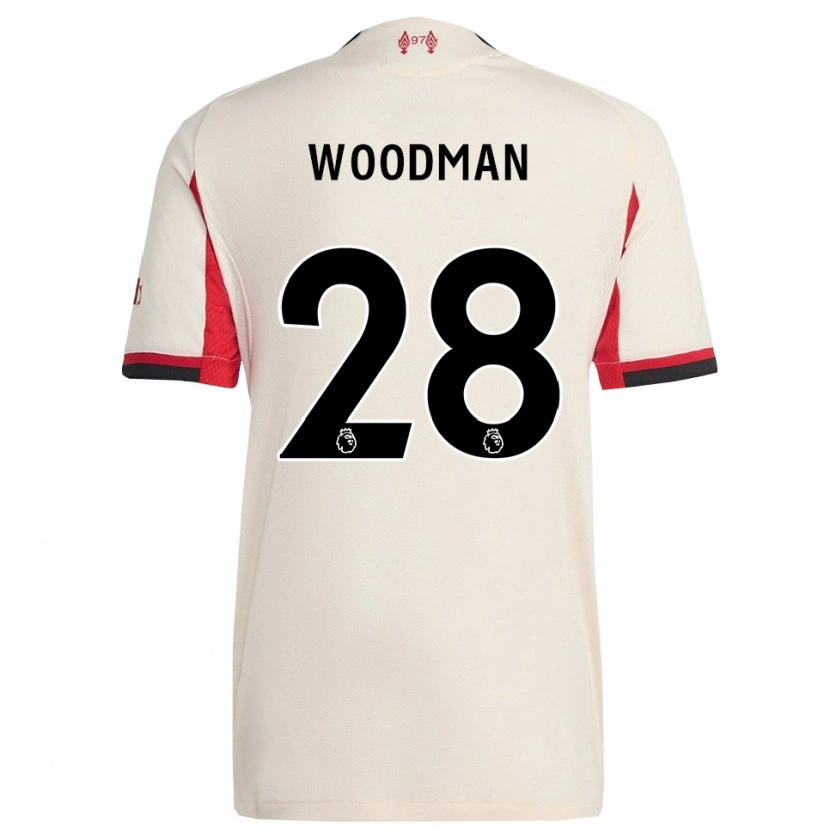 Danxen Herren Freddie Woodman #28 Weiß Schwarz Auswärtstrikot Trikot 2025/26 T-Shirt Schweiz